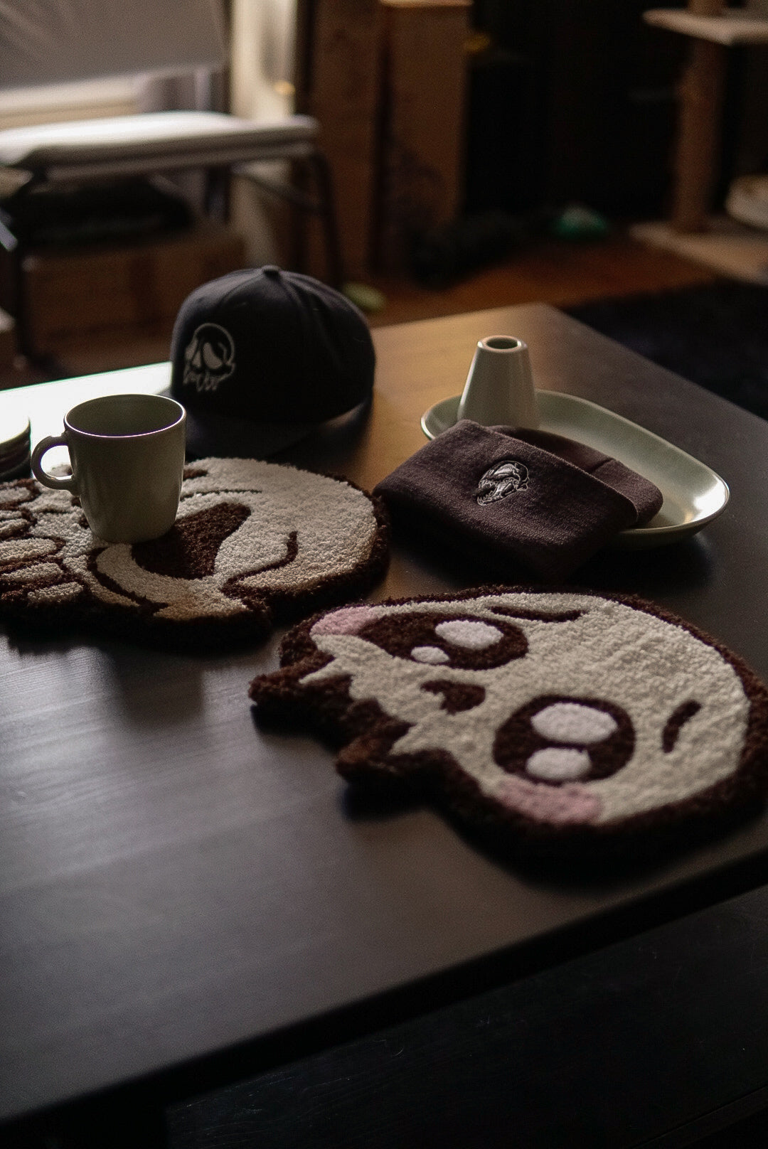 Tufted Skull Rugs