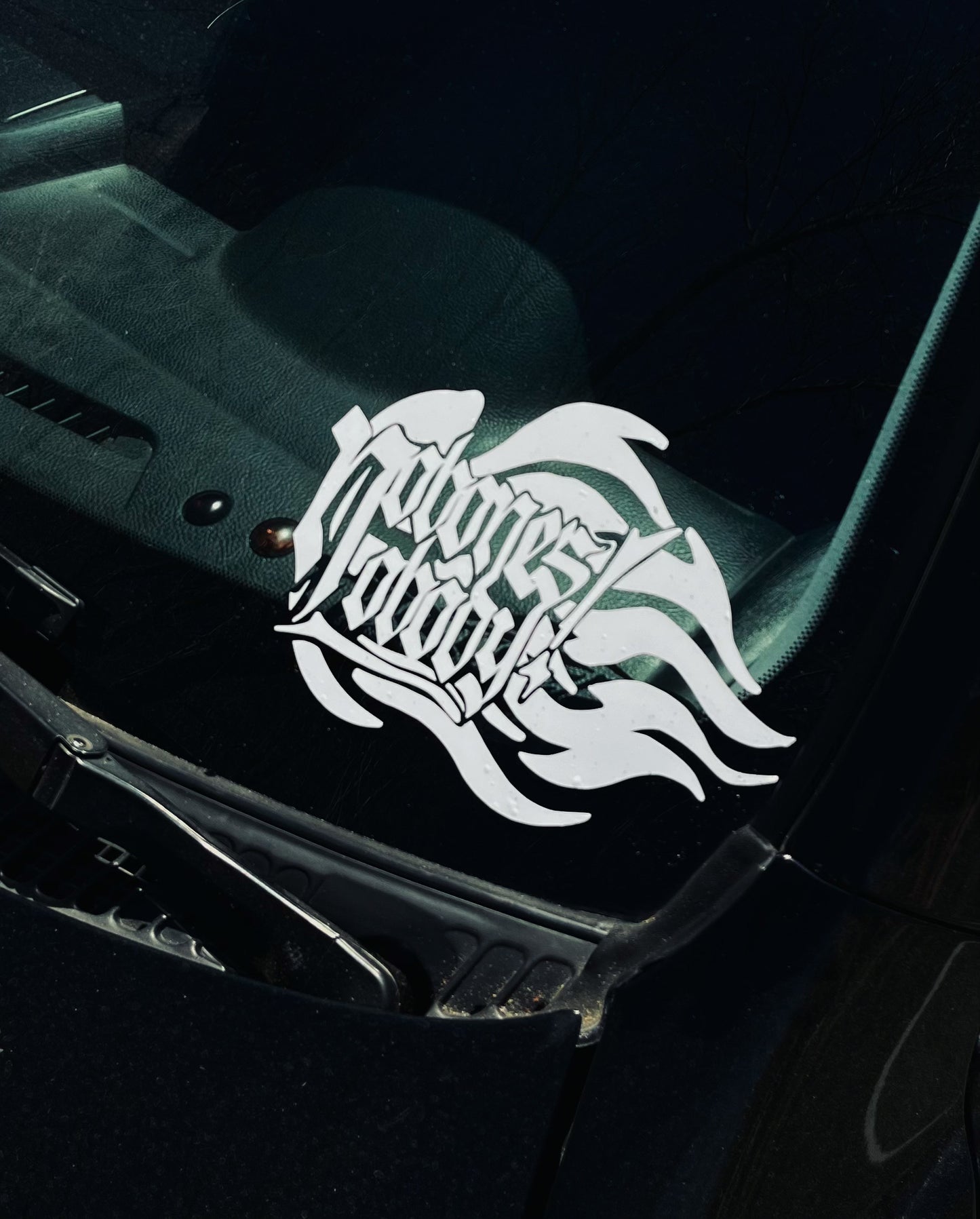 No Bones Flame Decal